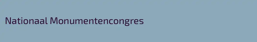 Nationaal Monumentencongres